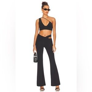 Black Two piece cut out set